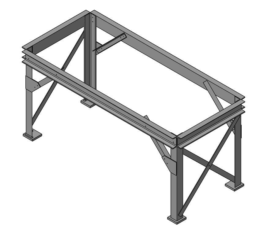 elementy konstrukcja spawana solidworks