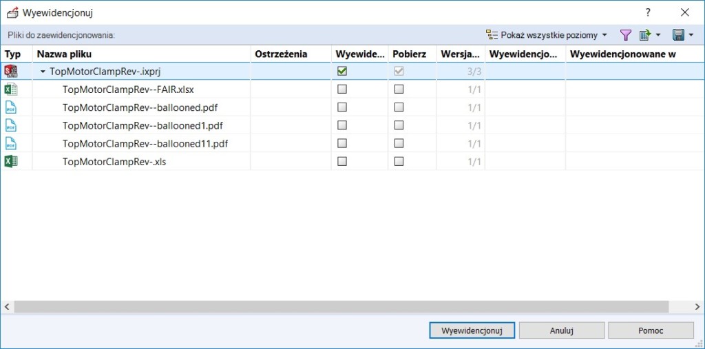 odnośniki solidworks inspection pdm