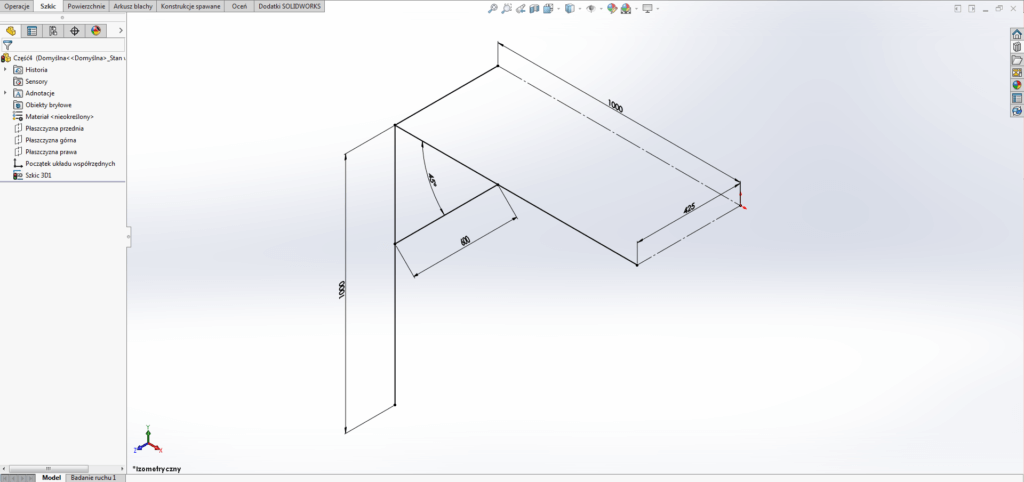 solidworks szkic 3d