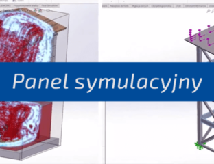 panel symulacyjny symulacja mes fea solidworks simulation flow
