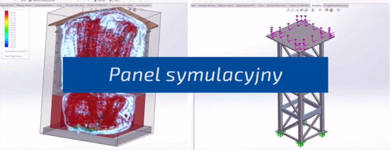 panel symulacyjny symulacja mes fea solidworks simulation flow
