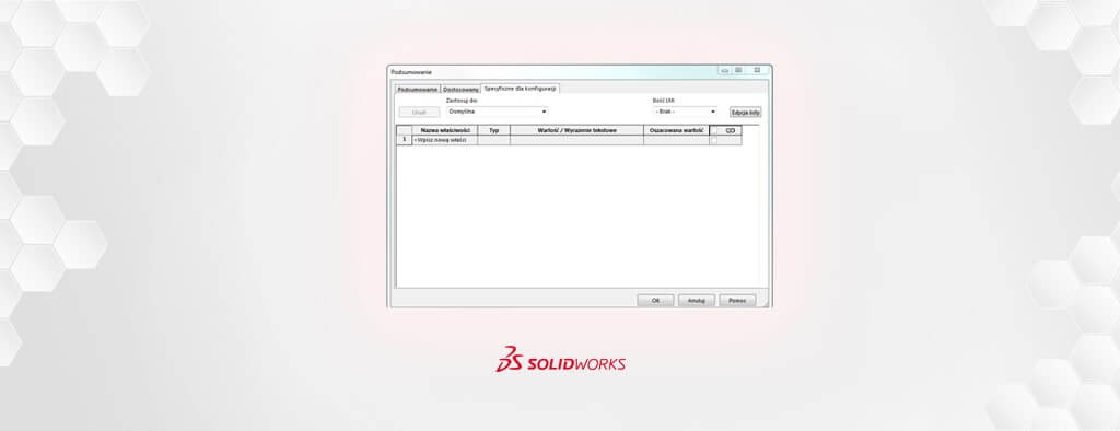 Przywaracamy Okno dialogowe w SOLIWORKS | DPS Software