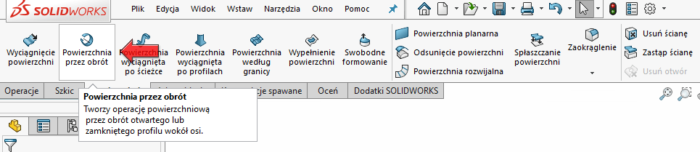 Modelowanie hybrydowe w SOLIDWORKS