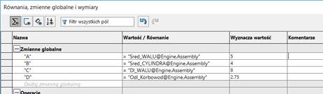 zmienne globalne w solidworks - dpstoday - blog solidworks - dps software