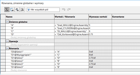 zmienne globalne w solidworks - dpstoday - blog solidworks - dps software