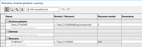 zmienne globalne w solidworks - dpstoday - blog solidworks - dps software