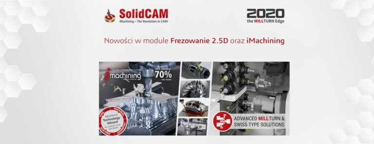 SOLIDCAM 2020 nowości w module Frezowanie 2.5D oraz iMachining