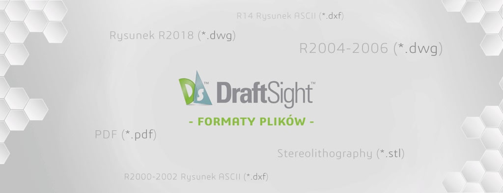 Formaty plików DraftSight - dwg dxf - zapisz jako - eksportuj do - DPSTODAY - DPS Software