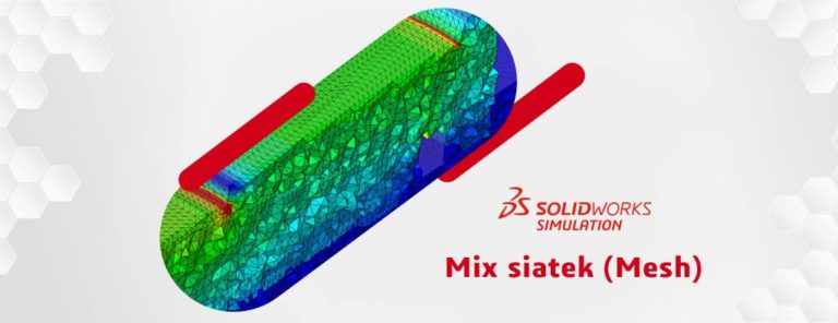 Mis siatek SOLIDWORKS Simulation 2020 Mesh