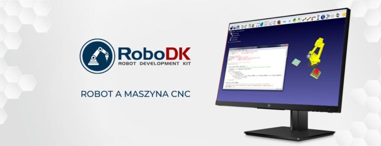 RoboDK robot a maszyna cnc