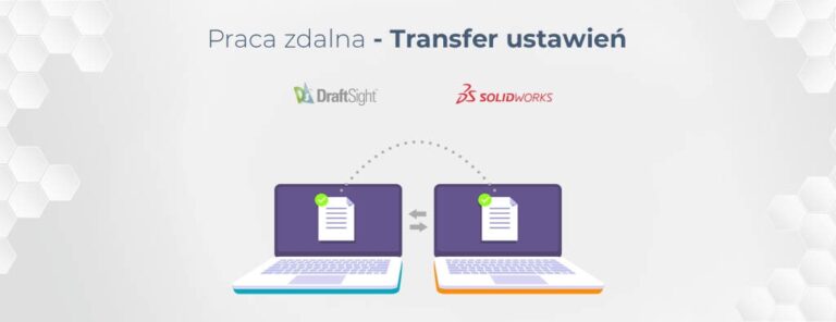 Praca zdalna - transfer ustawień SOLIDWORKS i DraftSight