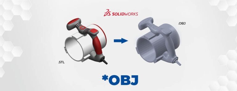 Jak zapisać obiekt bryłowy 3D CAD do rozszerzenia .OBJ?