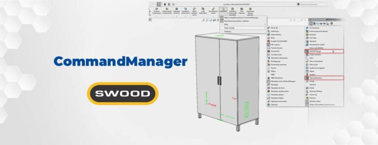 Naprawa CommandManager w SWOOD Design SOLIDWORKS