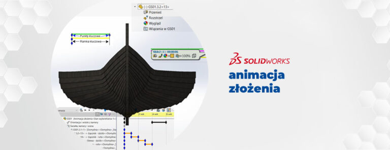 Animacja zlożenia SOLIDWORKS - opcje