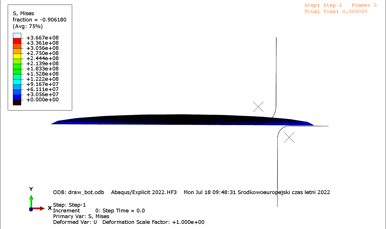 ABAQUS - animacja wyników-s-mises-dla-modelu-3D