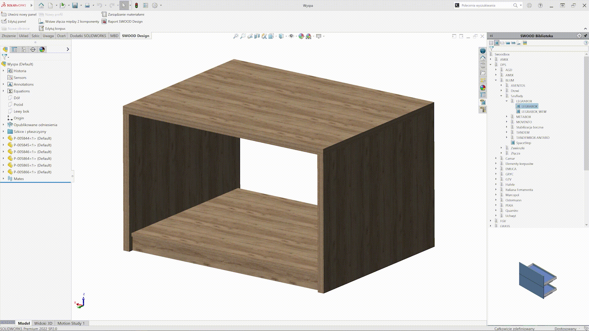 SWOOD SWOODBox - dynamiczne podświetlenie